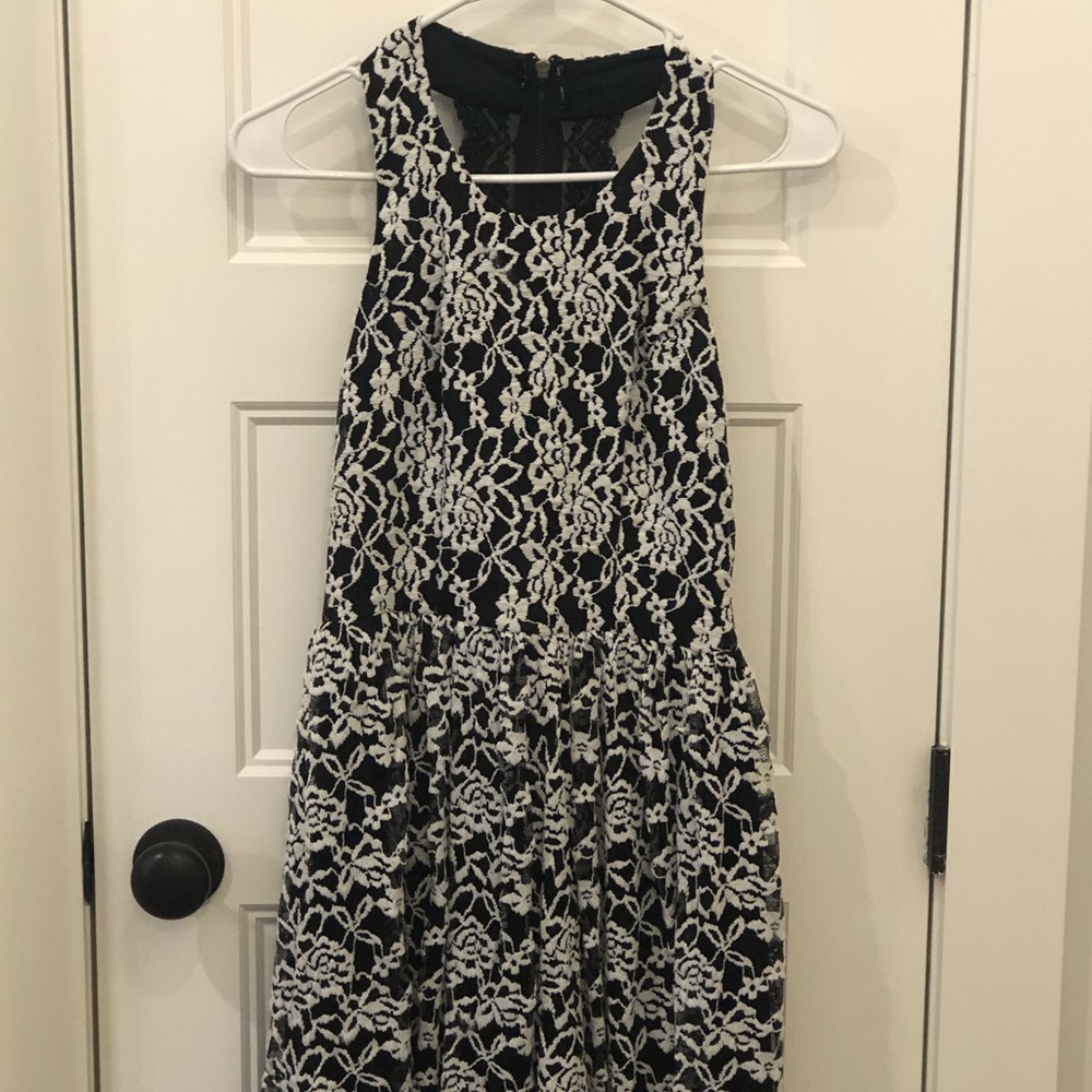 Fun Black Dress with Open Back